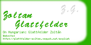 zoltan glattfelder business card
